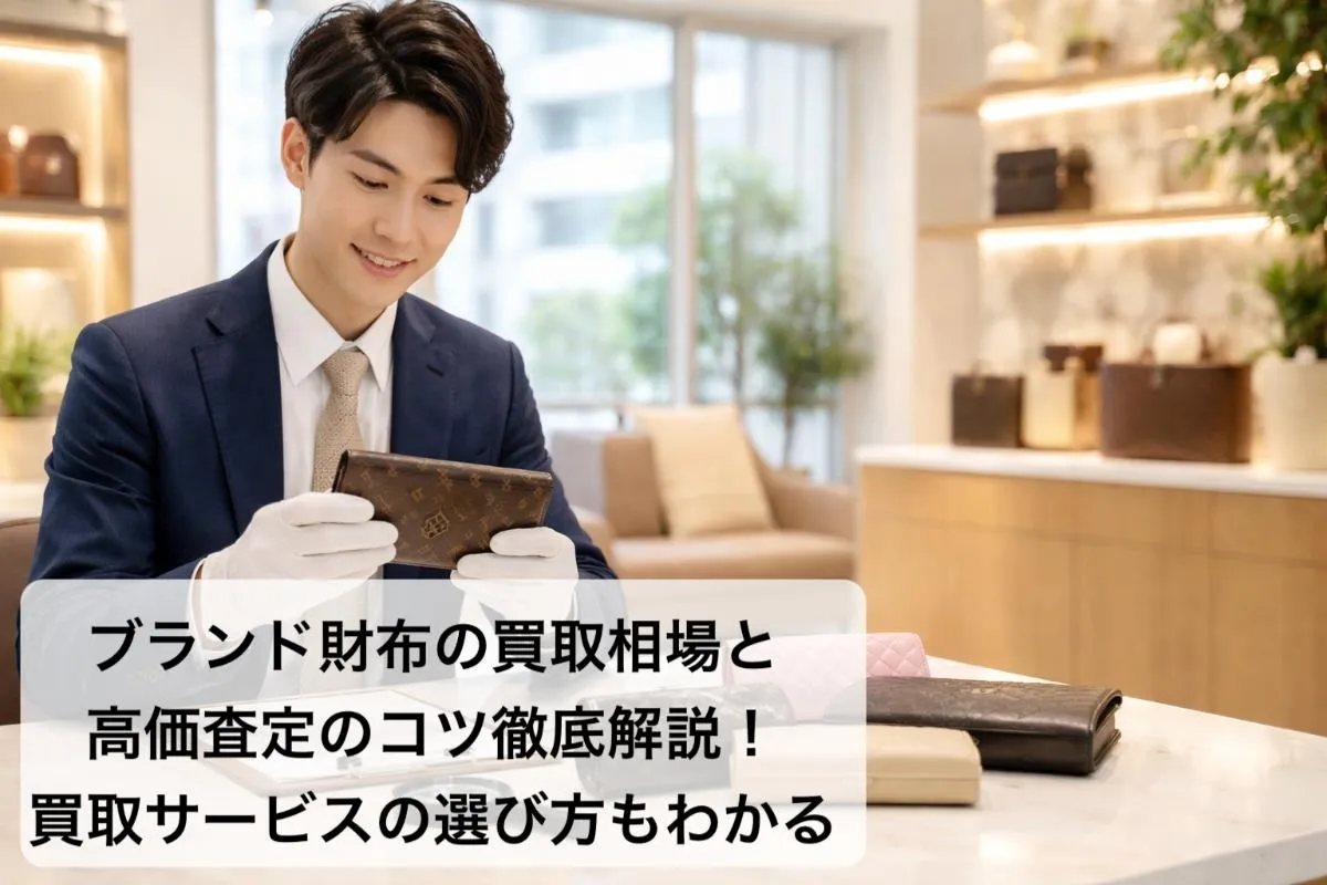 ブランド財布の買取相場と高価査定のコツ徹底解説!買取サービスの選び方もわかる