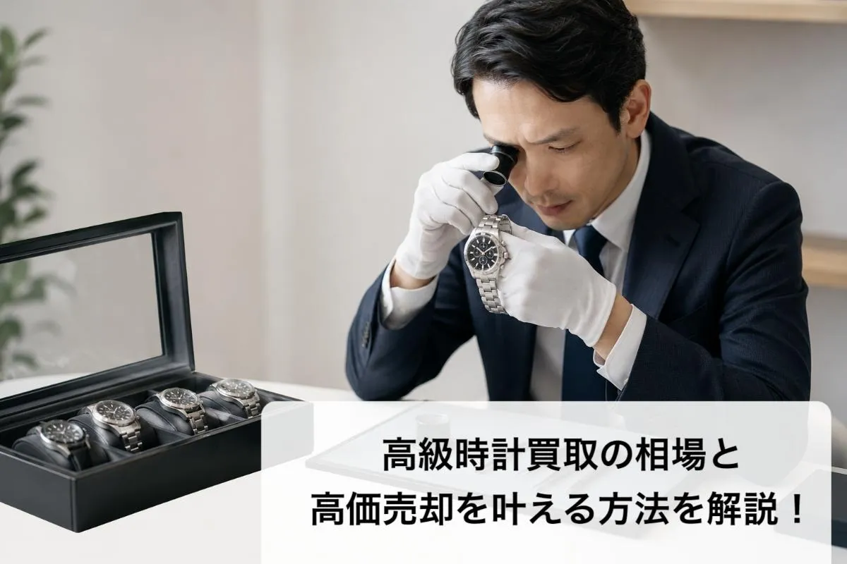 高級時計買取の相場と高価売却を叶える方法を解説!